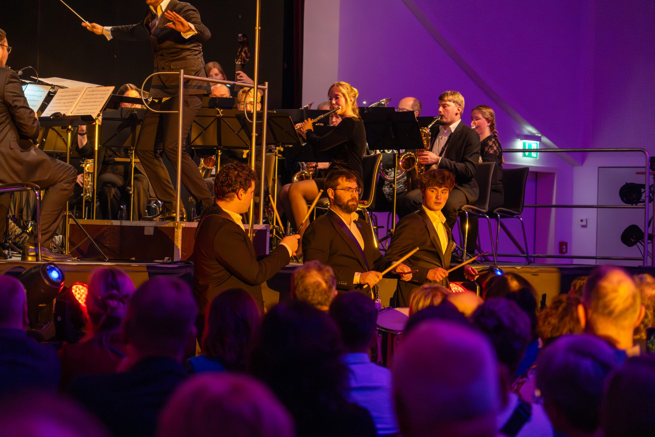 sliderimage-Das Konzert findet nicht nur auf, sondern auch vor der Bühne statt.