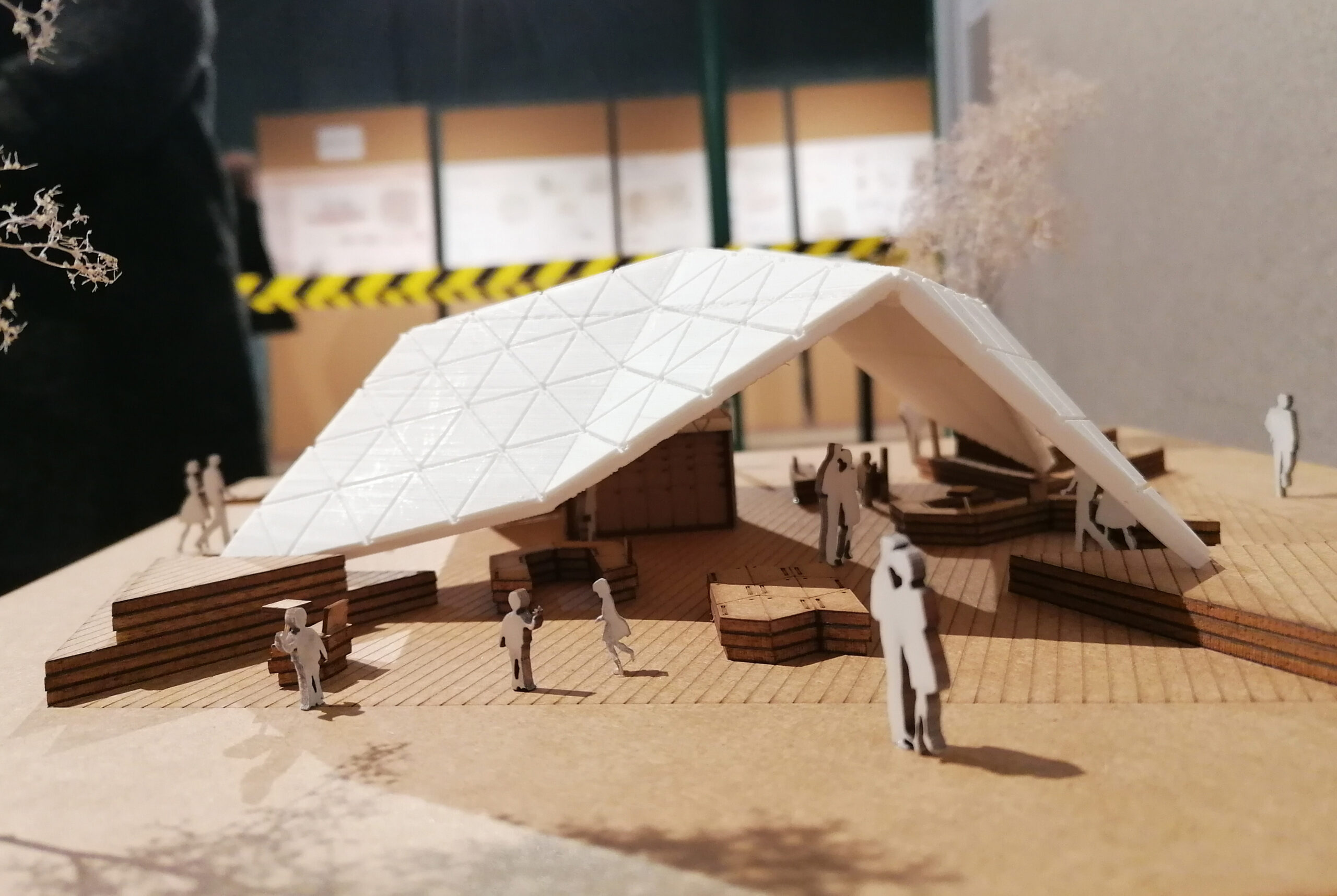 sliderimage-Präsentation eines Vorschlags für einen Ausstellungspavillon der Hochschulkooperation während der BUGA29.
Foto: Sandra Linz