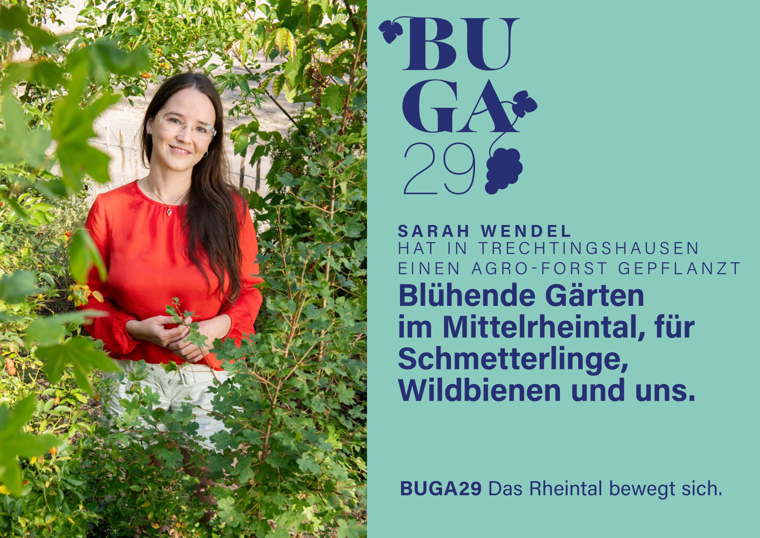 sliderimage-Sarah Wendel, hat in Trechtingshausen einen Agro-Forst gepflanzt